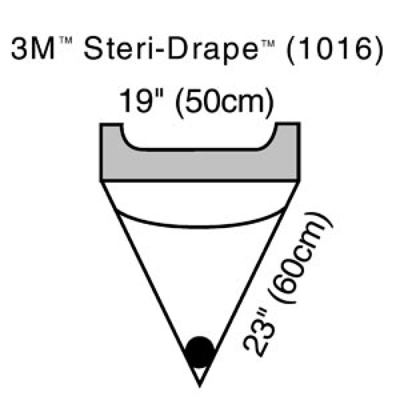 3M Health Care 1016 Irrigation Pouch, Adhesive Strip & Exit Port, 19" x 23", 10/bx, 4 bx/cs (Continental US+HI Only)