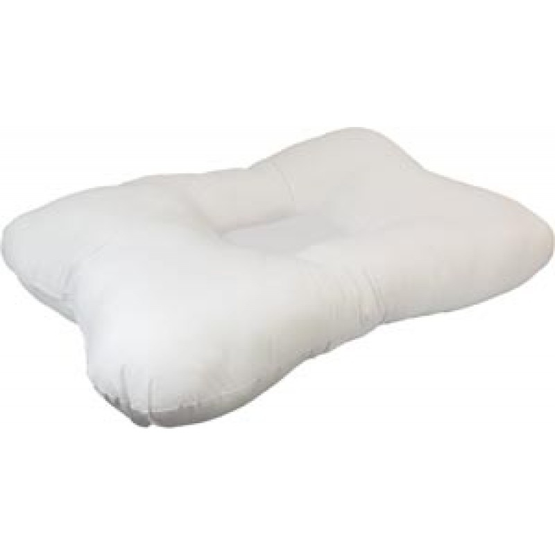 Compass Health PP3113 Fiber Filled Cervical Indentation Pillow, 23" x 16.1" x 4.7", White (092819)