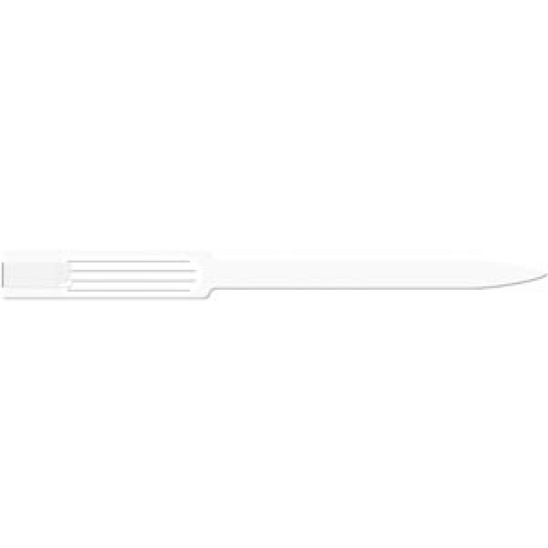 Medical ID Solutions 8141C Wristband, Adult/ Pediatric, Insert, Self Adhesion, Soft Vinyl, Custom Printed, White, 250/bx