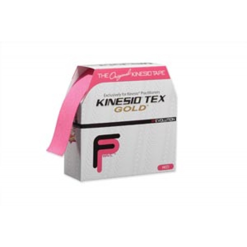 Kinesio Holding Corporation GKT35125FP Gold FP Tape, 2" x 34 yds, Red, Bulk, 1 rl/ea (Products cannot be sold on Amazon.com or any other 3rd party platform) (090313)