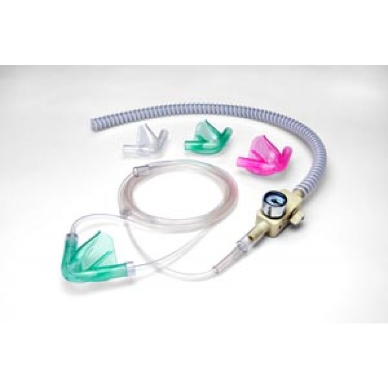 Crosstex International 52006 Scavenging Circuit for In-Line Vacuum Controller, Includes: RFS Scavenging Circuit, (3) Adapter Fittings and (6) Nasal Masks (Does Not Utilize a Reservoir Bag)