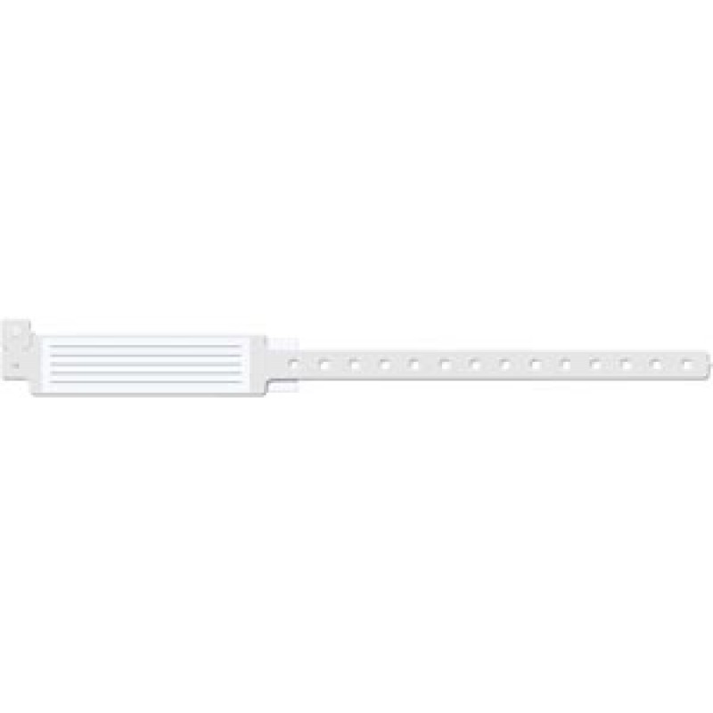Medical ID Solutions 240 Wristband, Adult, 12", Insert Vinyl, Clear, 250/bx