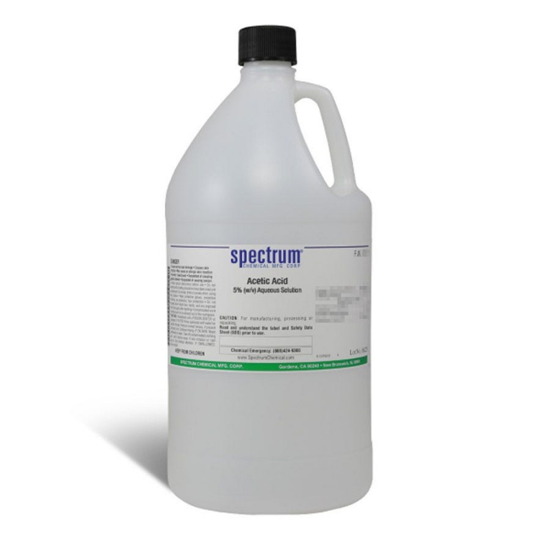 Spectrum Chemical A-101-4LTPL Acetic Acid, 5 Percent (w/v) Aqueous Solution 4L, 1/EA