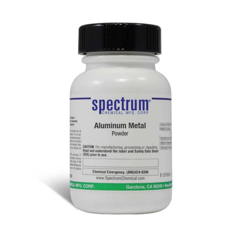Spectrum Chemical A1050-25GM Aluminum Metal, 200 Mesh, Powder 25g, 1/EA