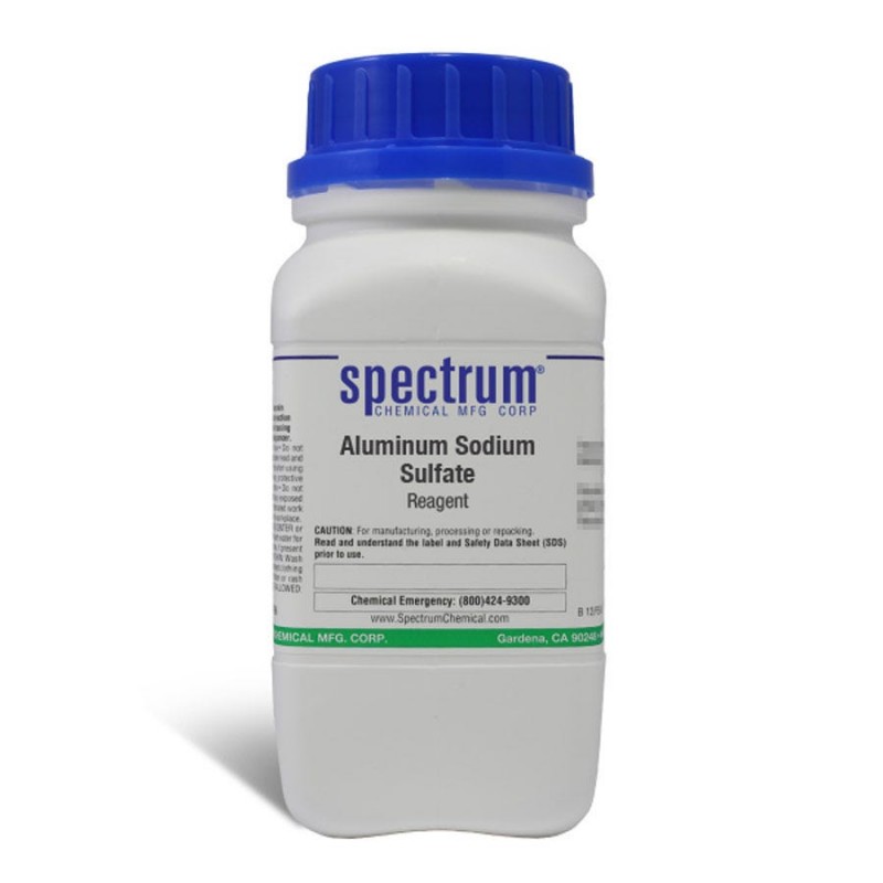 Spectrum Chemical A1110-500GM Aluminum Sodium Sulfate, Reagent 500g, 1/EA