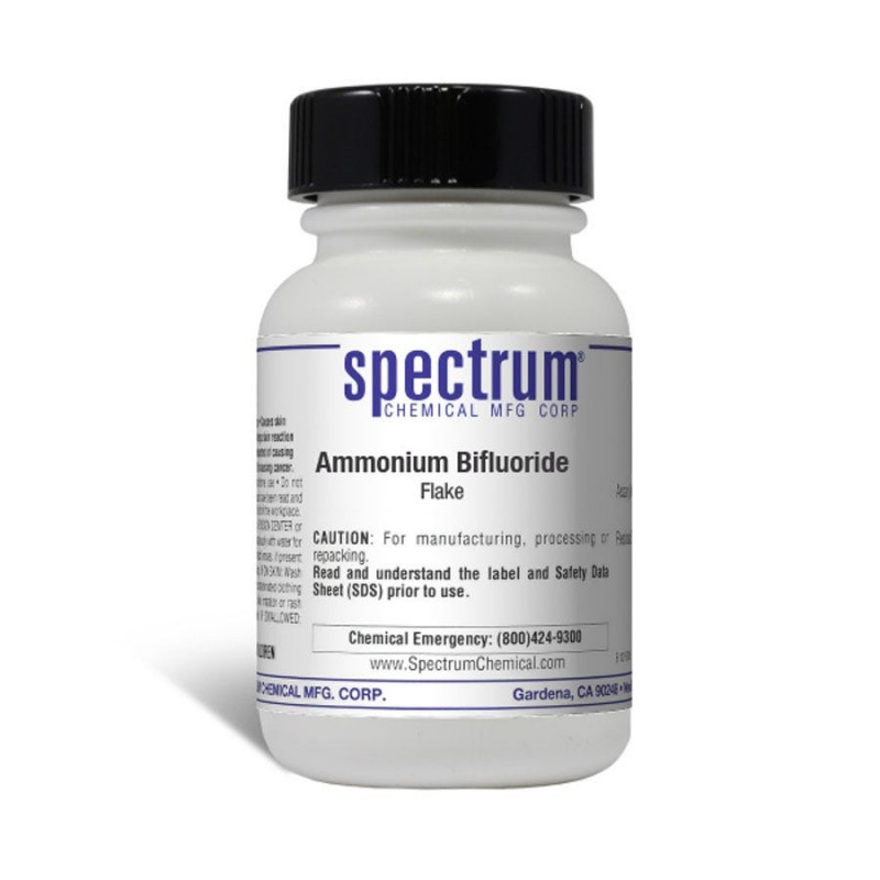 Spectrum Chemical A1135-25GM Ammonium Bifluoride, Flake 25g, 1/EA