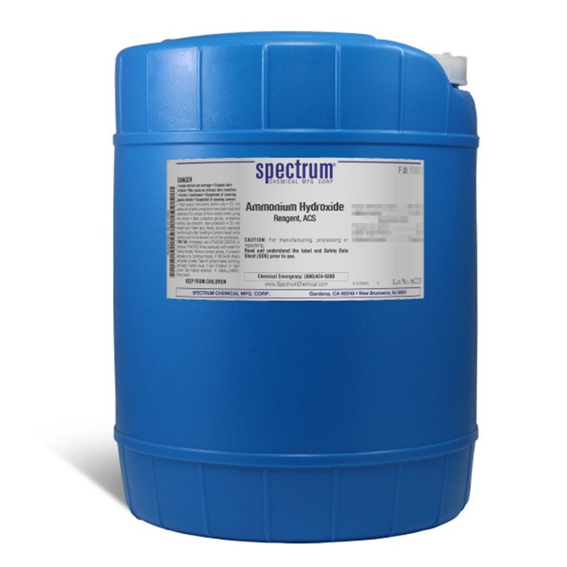 Spectrum Chemical A1195-13.5LT Ammonium Hydroxide, Reagent, ACS 13.5L, 1/EA
