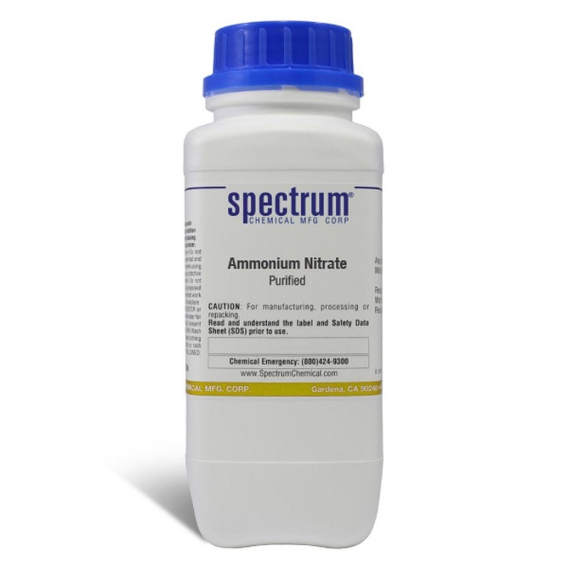 Spectrum Chemical A1217-500GM Ammonium Nitrate, Purified 500g, 1/EA