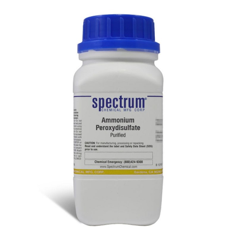 Spectrum Chemical A1230-500GM Ammonium Peroxydisulfate, Purified 500g, 1/EA