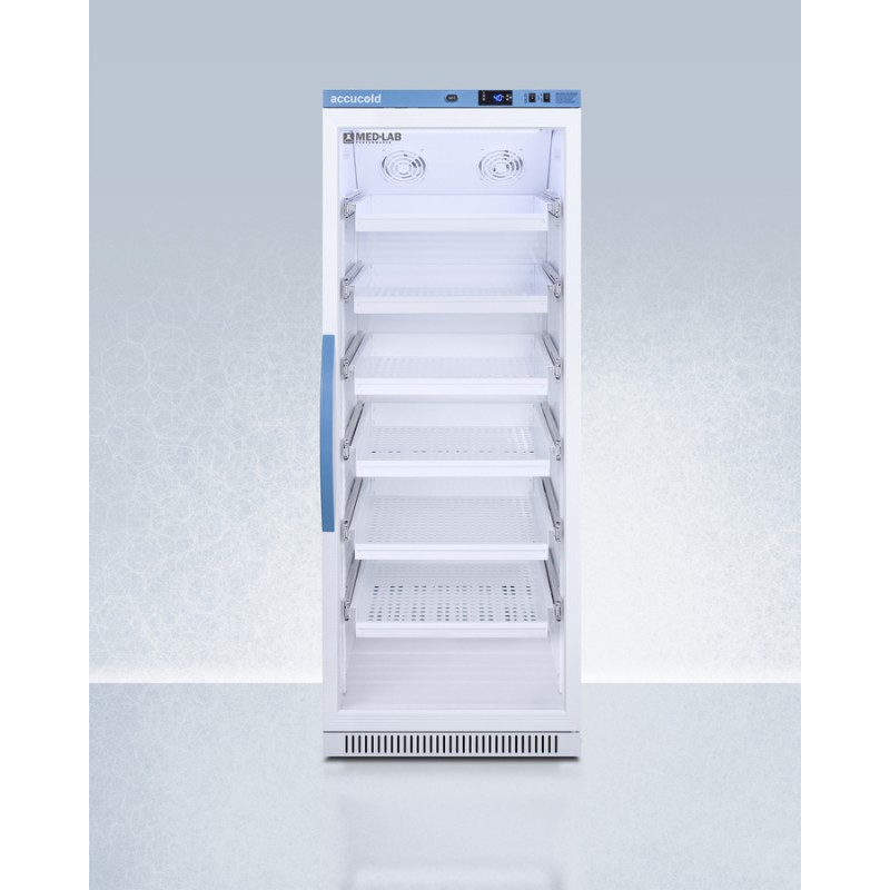 Accucold ARG12MLDR 12 Cu.Ft. Upright Laboratory Refrigerator with Removable Drawers