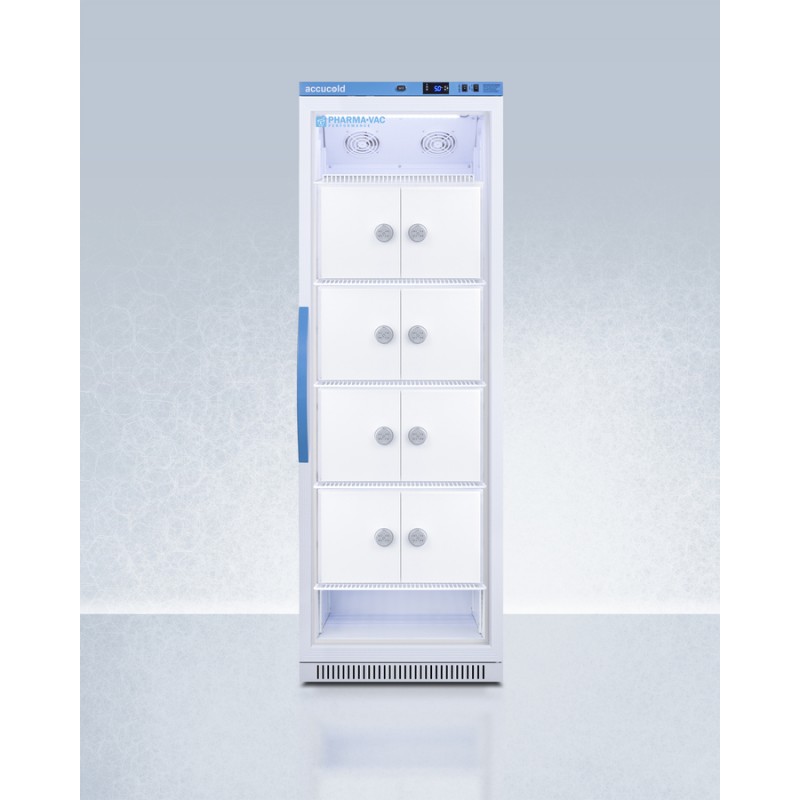 Accucold ARG15PVLOCKER 15 Cu.Ft. Upright Vaccine Refrigerator with Interior Lockers