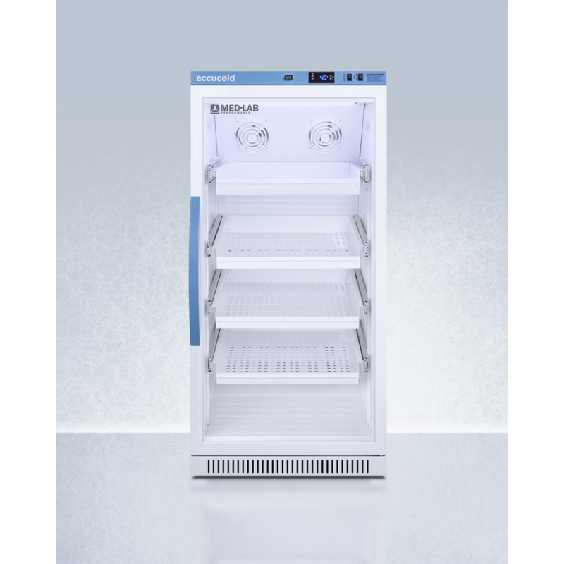 Accucold ARG8MLDR 8 Cu.Ft. Upright Laboratory Refrigerator with Removable Drawers