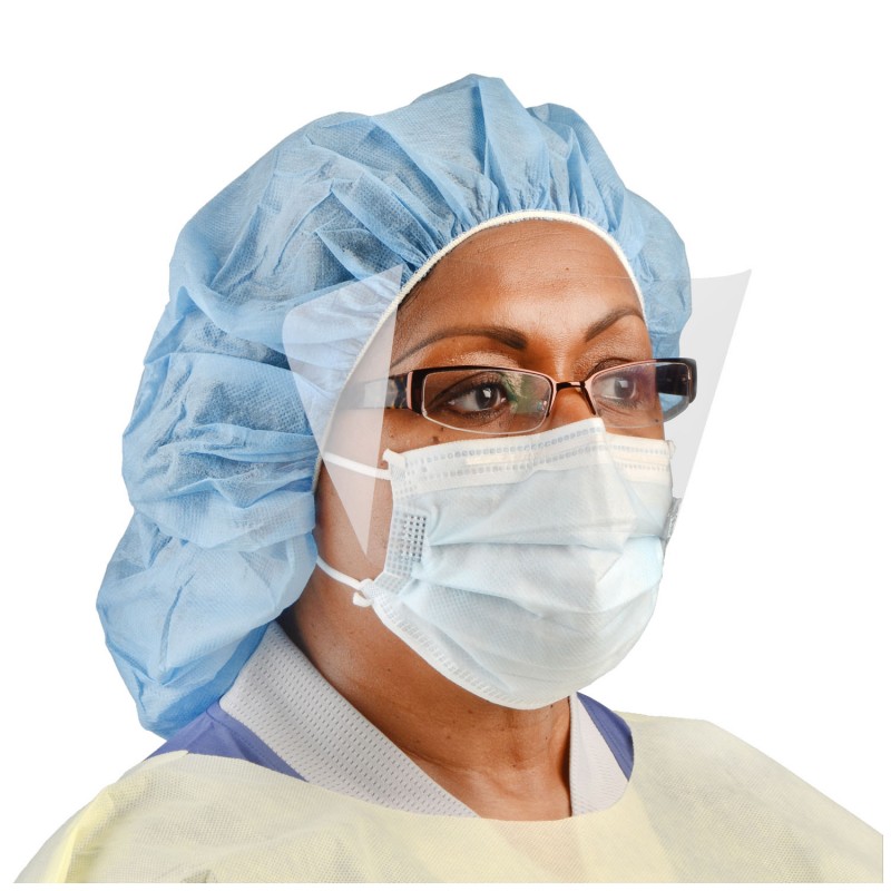 Procedure Mask, Earloops, Eyeshield, Blue, 25/bx, 4 bx/cs (Continental US Only) (On Vendor Allocation - Availability May Be Limited)