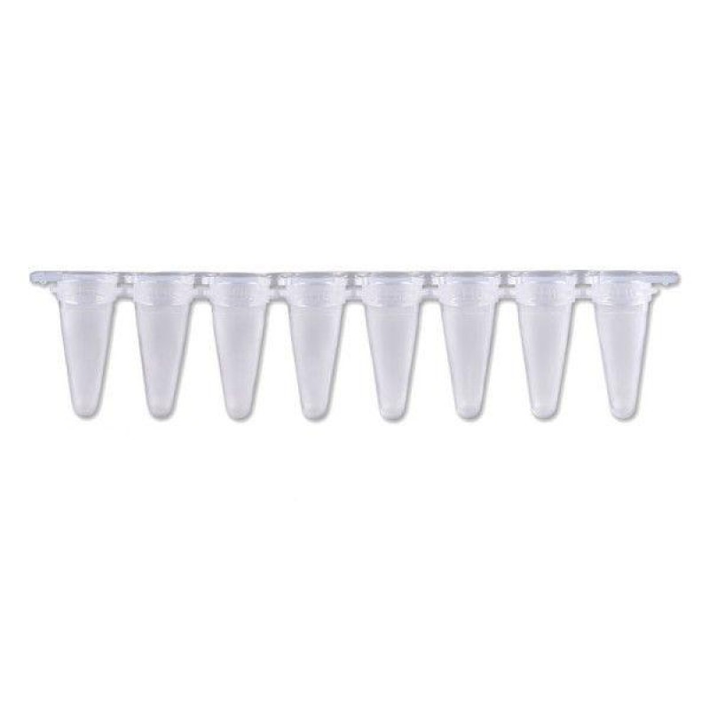 PURline™ 0.1 mL qPCR Frosted Strip Tubes (separate clear optical caps) 120 Strips (bags of 10)