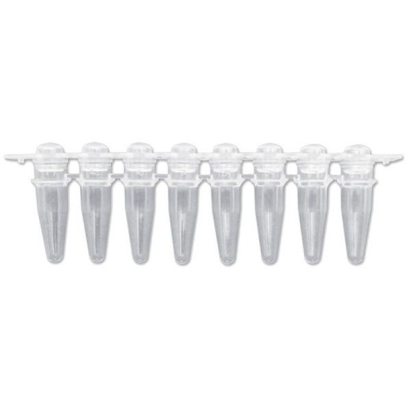 PURline 0.2 mL PCR Clear Strip Tubes (separate dome cap strips) 120 Strips