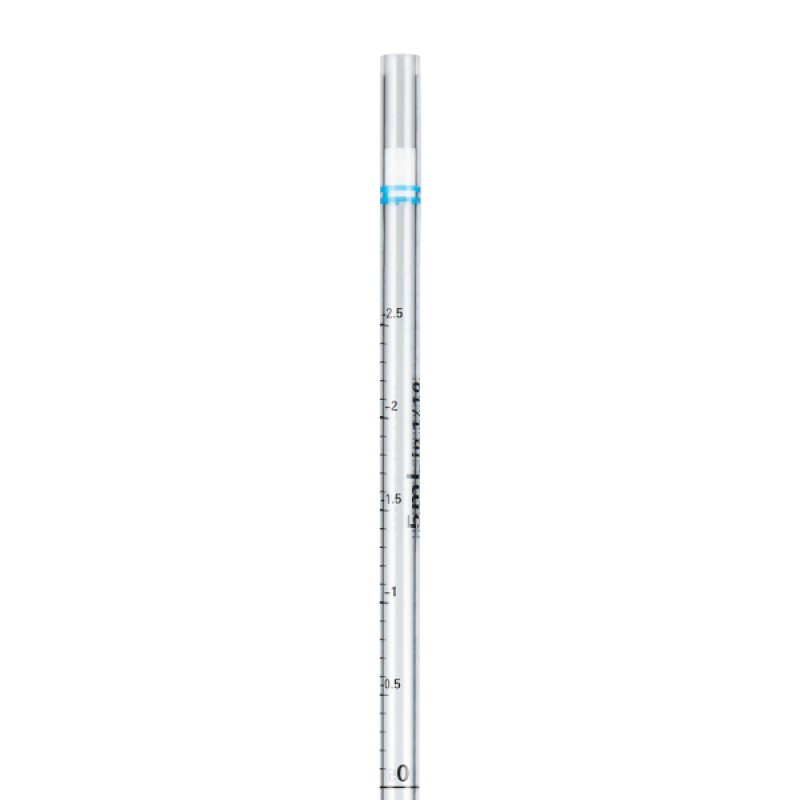 PURline™ 5 mL Serological Pipette, blue band, 50/bag, pack of 5 bags