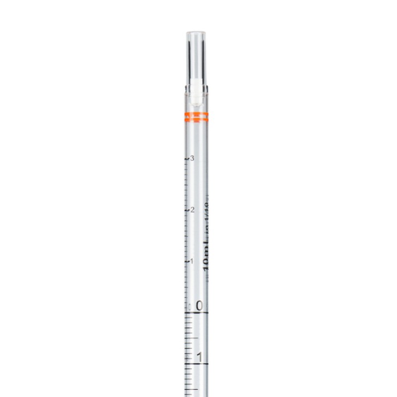 PURline™ 10 mL Serological Pipette, orange band, 50/bag, pack of 5 bags