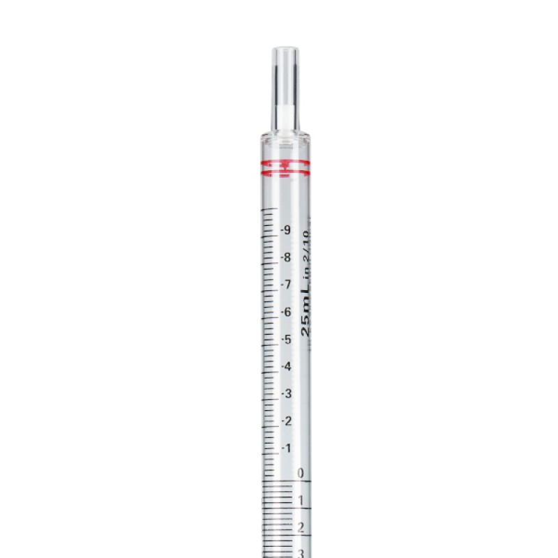 PURline™ 25 mL Serological Pipette, red band, 25/bag, pack of 5 bags