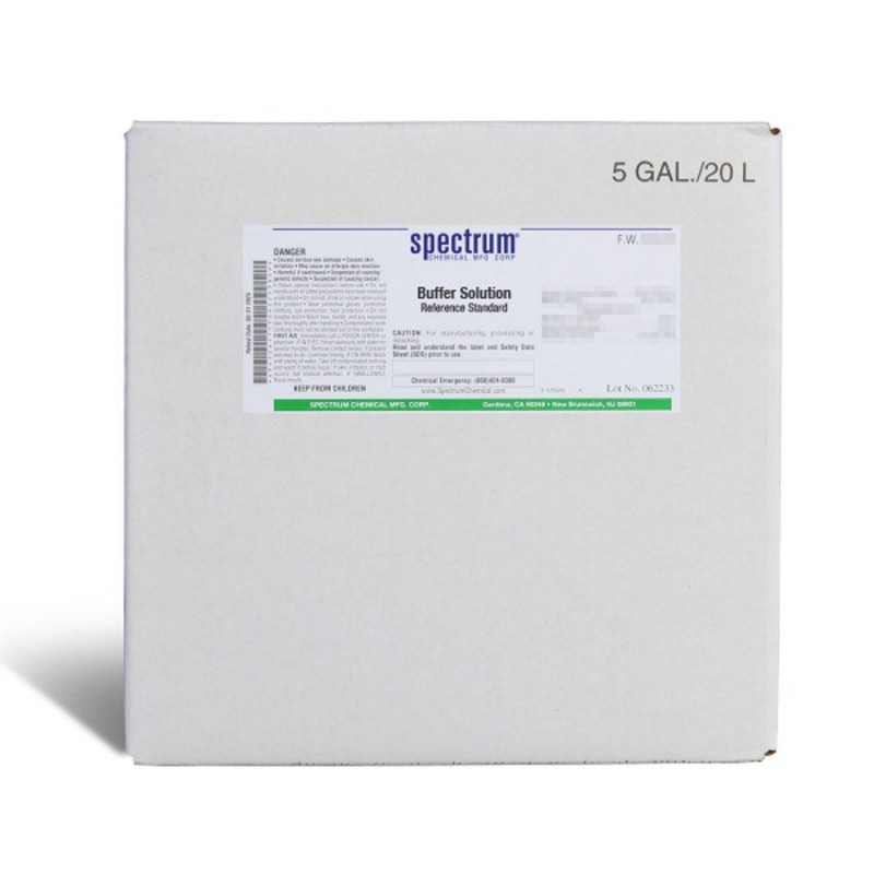 Spectrum Chemical B-225-20LT Buffer Solution, pH 2.00 +/- 0.02 @ 25 DEG C, Reference Standard 20L, 1/EA