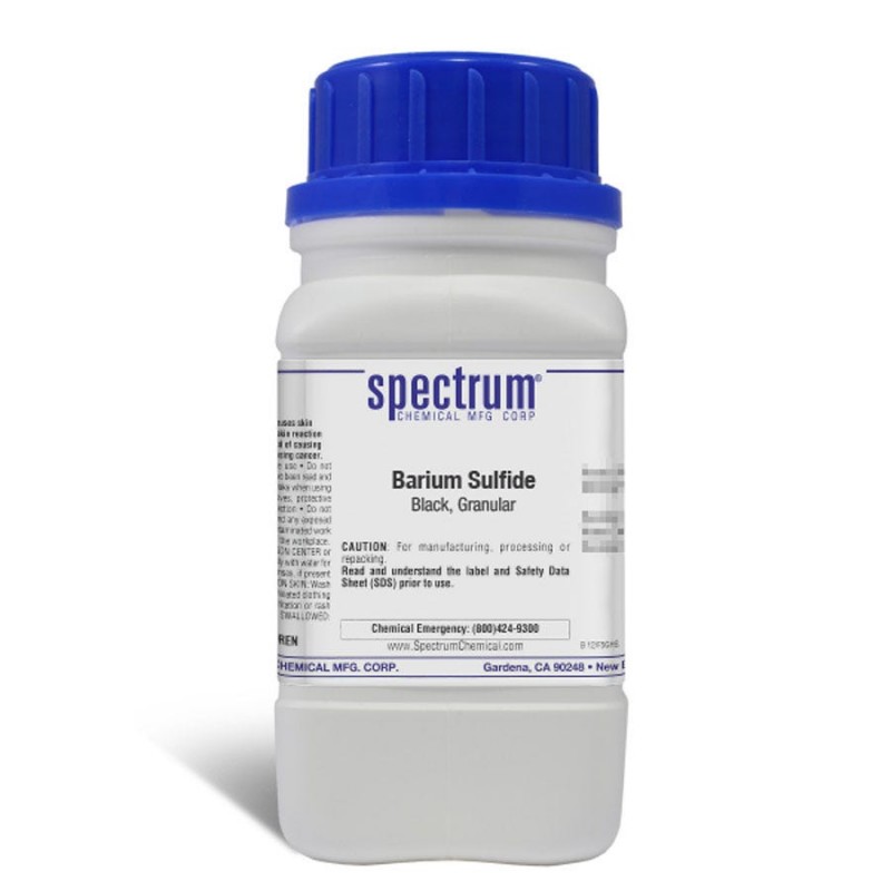 Spectrum Chemical B1060-125GM Barium Sulfide, Black, Granular 125g, 1/EA
