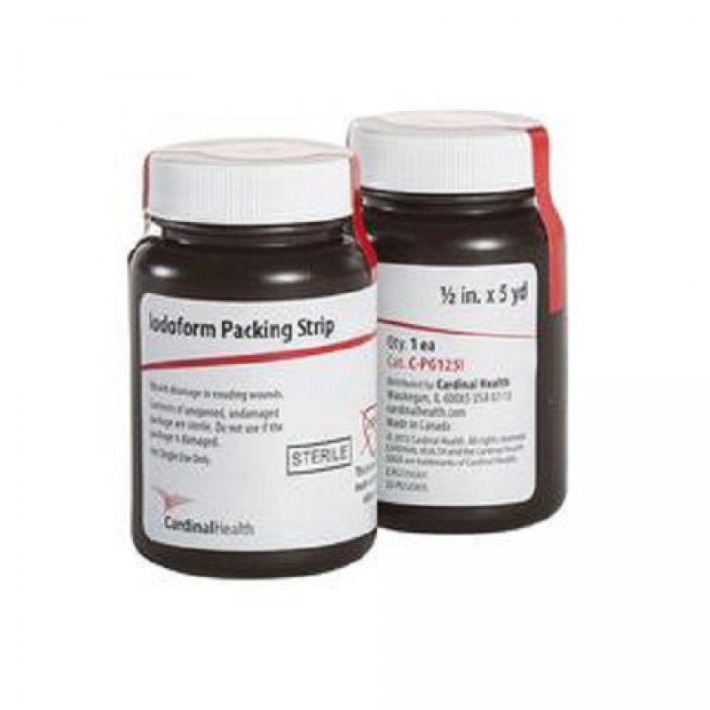 Iodoform Gauze Packing Strip, 0.25" x 5 yd, 12/cs (Continental US Only) (Item on Manufacturer Backorder - Inventory Limited when Available)
