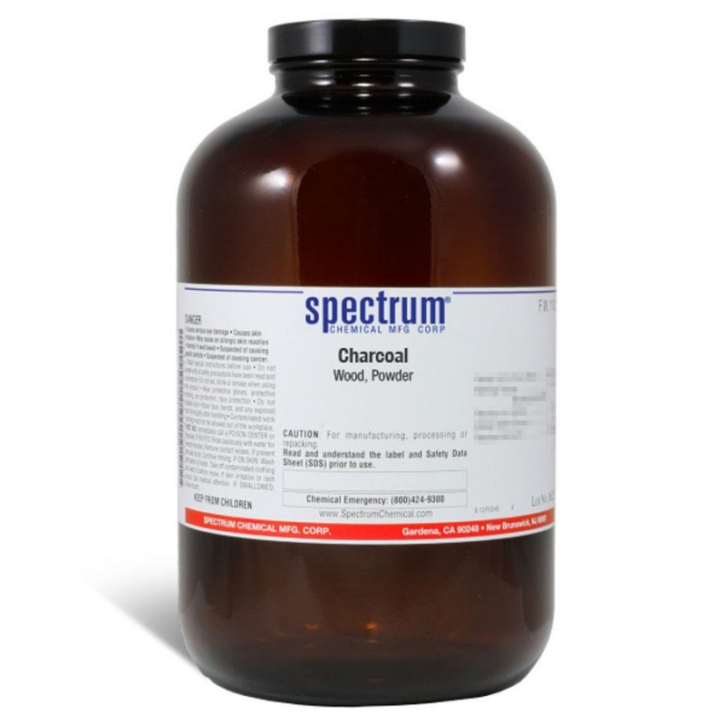 Spectrum Chemical C1217-500GM Charcoal, Wood, Powder 500g, 1/EA
