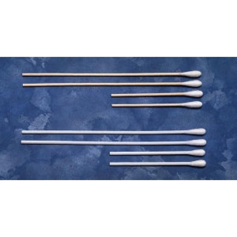 Wooden Shaft Applicator Stick, Cotton Tip, 3", Disposable, Sterile, 100/bx, 10 bx/cs (Continental US Only)
