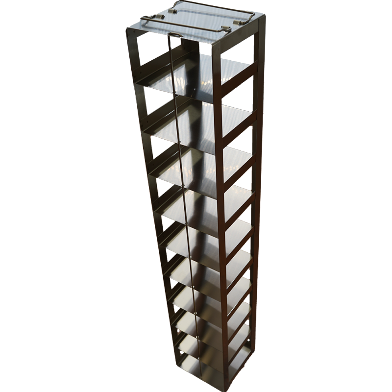 Crystal Industries CF-10-3 Vertical Rack for 3" boxes, holds 10 boxes