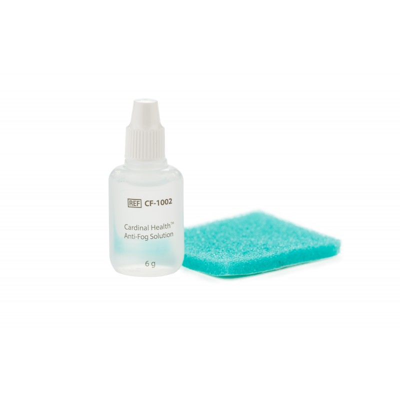 Cardinal Health™ Anti-Fog Solution with Foam Pad, 6g Bottle, 20/bx, 39 bx/cs (Continental US Only)