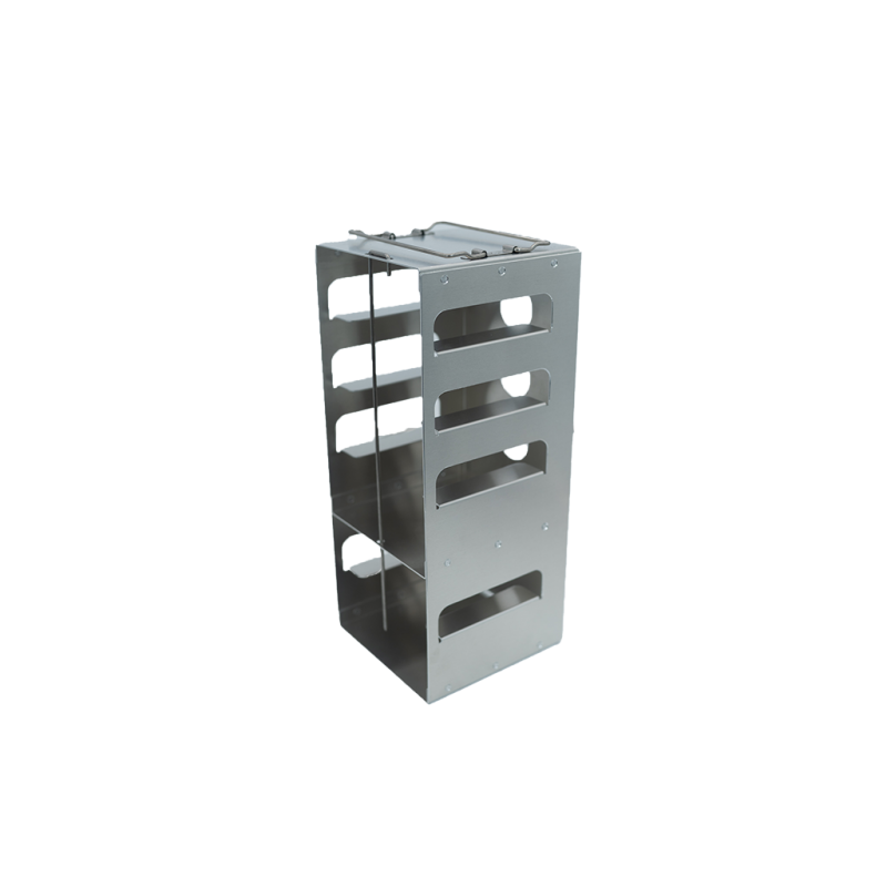 Crystal Industries CFA-6-2 Aluminum Vertical Rack for 2" boxes, holds 6 boxes