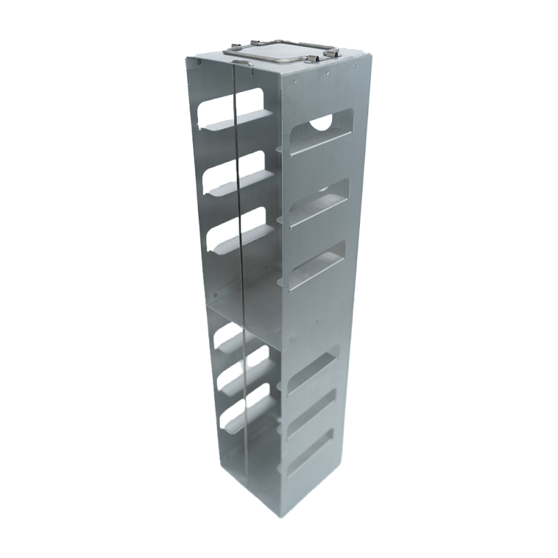 Crystal Industries CFA-8-3 Aluminum Vertical Rack for 3" boxes, holds 8 boxes