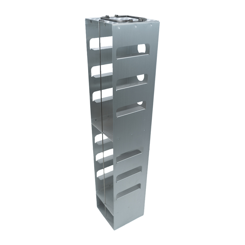 Crystal Industries CFA-9-3 Aluminum Vertical Rack for 3" boxes, holds 9 boxes