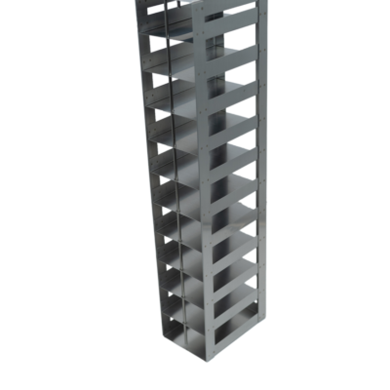 Crystal Industries CFDP-11 Vertical Rack for 96-Deep-Well Microtiter plates, holds 11 boxes
