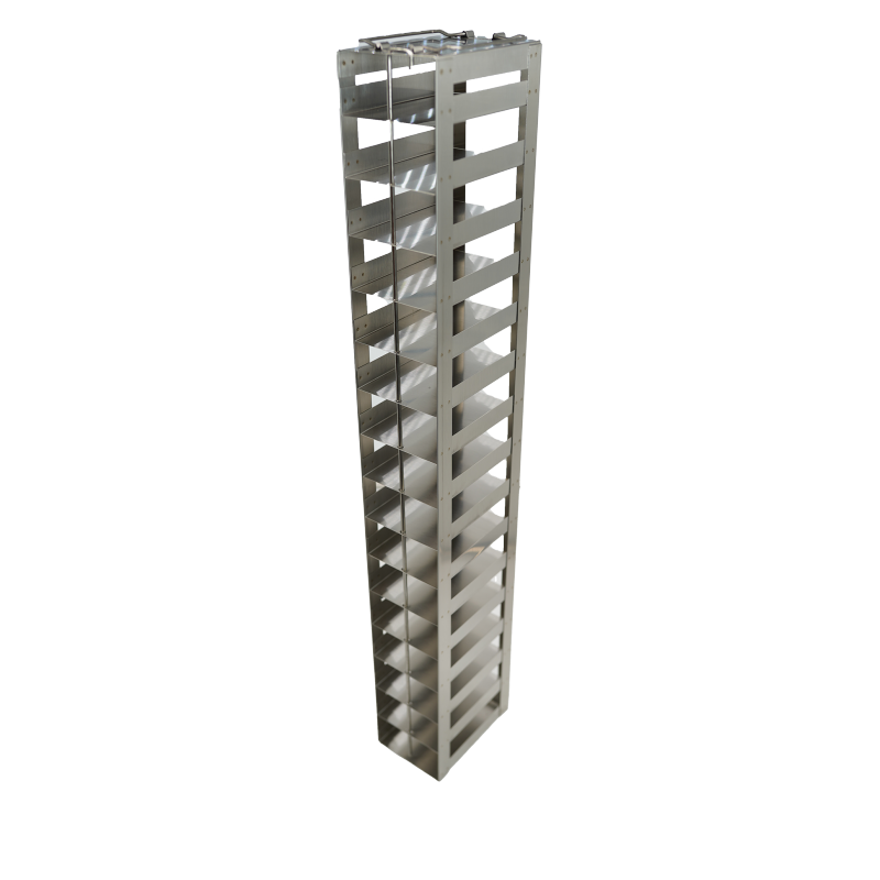Crystal Industries CFDP-16 Vertical Rack for 96-Deep-Well Microtiter plates, holds 16 boxes