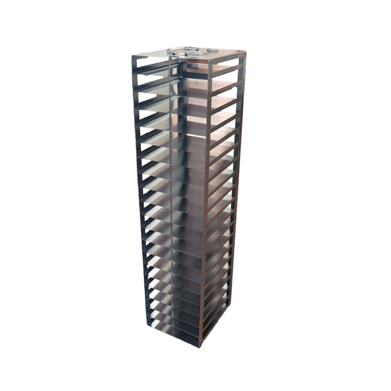 Crystal Industries CFS-100-20 Vertical Rack for 100-Place Slide Boxes, holds 20 boxes