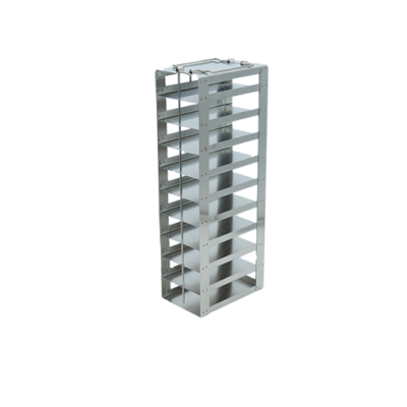 Crystal Industries CFS-25-10 Vertical Rack for 25-Place Slide Boxes, holds 10 boxes