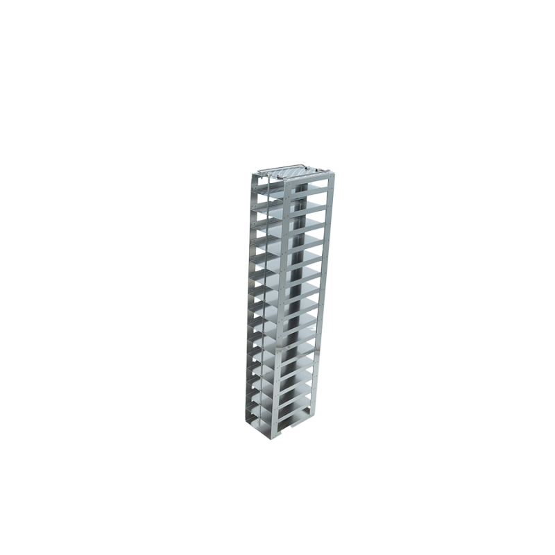Crystal Industries CFS-25-16 Vertical Rack for 25-Place Slide Boxes, holds 16 boxes