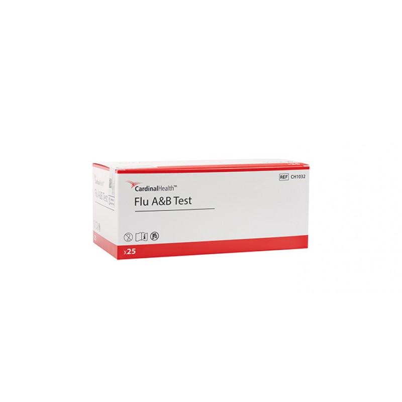 Rapid Flu A & B Test, CLIA Waived, 25/kt, 18kt/cs