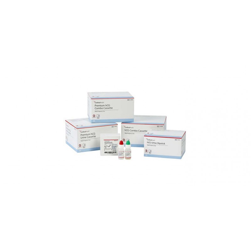 hCG Premium Urine Cassette Rapid Pregnancy Test, 25 Test Cassettes, CLIA Waived (Continental US Only)