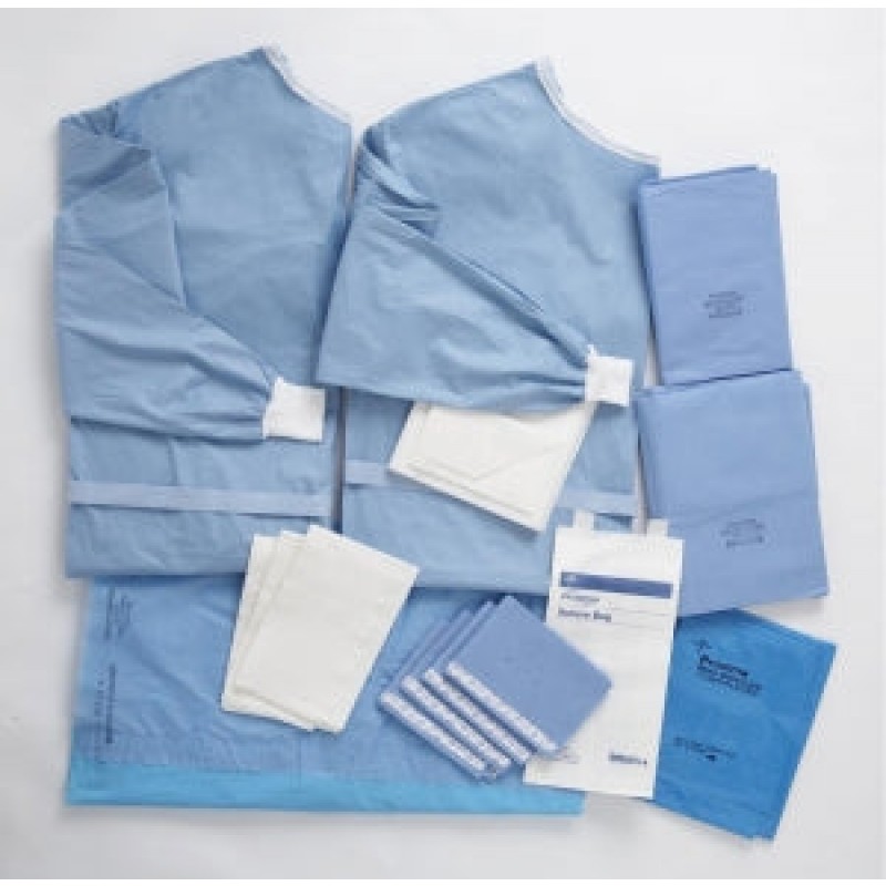 LuLu Radial/Femoral Angiography Surgical Drape, 80" x 135", Sterile, 20/cs (Continental US Only)