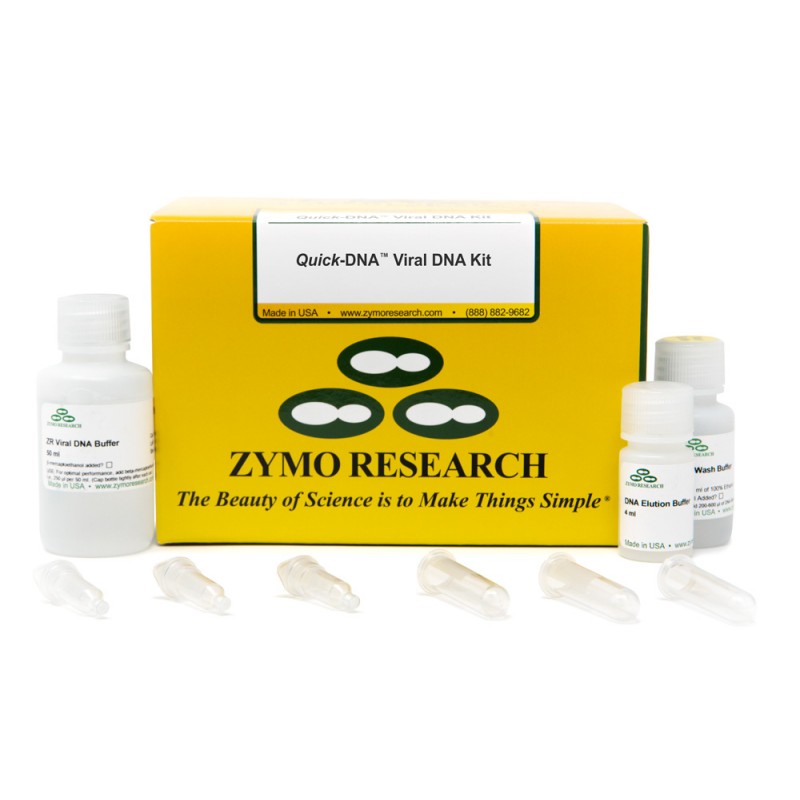 Quick-DNA™ Viral Kit (200 Preps) w/ Zymo-Spin™ IC Columns (Capped)