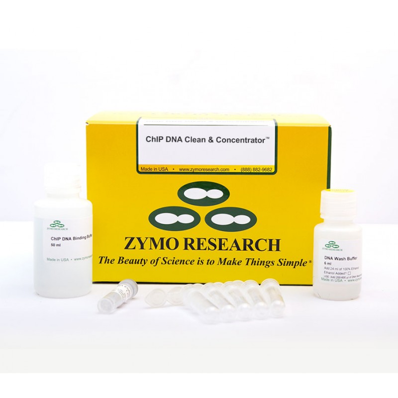 ChIP DNA Clean & Concentrator™ Kit (50 Preps) w/ Zymo-Spin™ I Columns  (Uncapped)