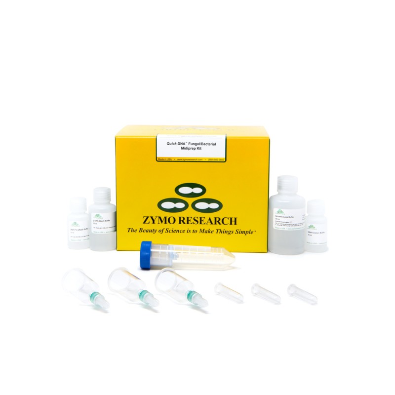 Quick-DNA Fungal/Bacterial Midiprep Kit (25 Preps)