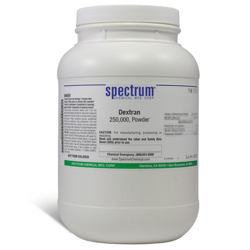 Spectrum Chemical DE130-1KG Dextran, 250,000, Powder 1kg, 1/EA