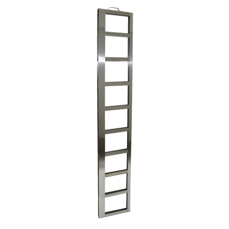 Crystal Industries F-C-50-9 Stainless Steel Frame for 9 C-50 Aluminum Canisters