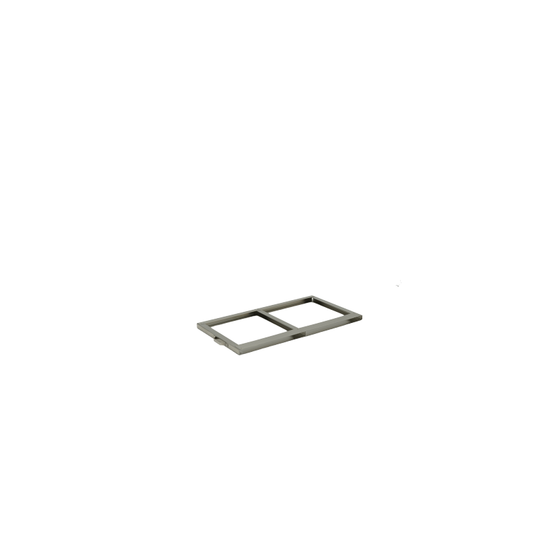 Crystal Industries F-C-7005-2 Stainless Steel Frame for two CHARTERMED C-7005 Aluminum Canisters.