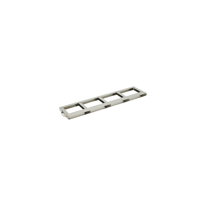 Crystal Industries F-C-7120-4 Stainless Steel Frame for four CHARTERMED C-7120 Aluminum Canisters.