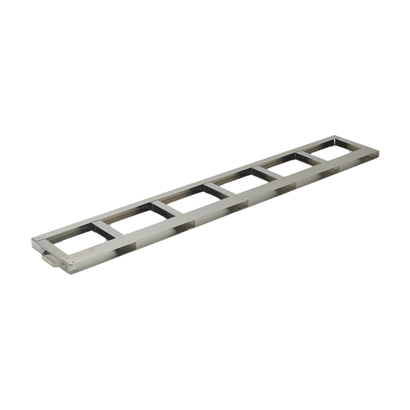 Crystal Industries F-C-7120-6 Stainless Steel Frame for six CHARTERMED C-7120 Aluminum Canisters.