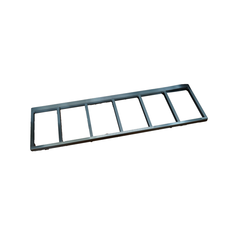 Crystal Industries F-C-DF700-6 Stainless Steel Frame for six GAMBRO C-DF700 Aluminum Canisters.