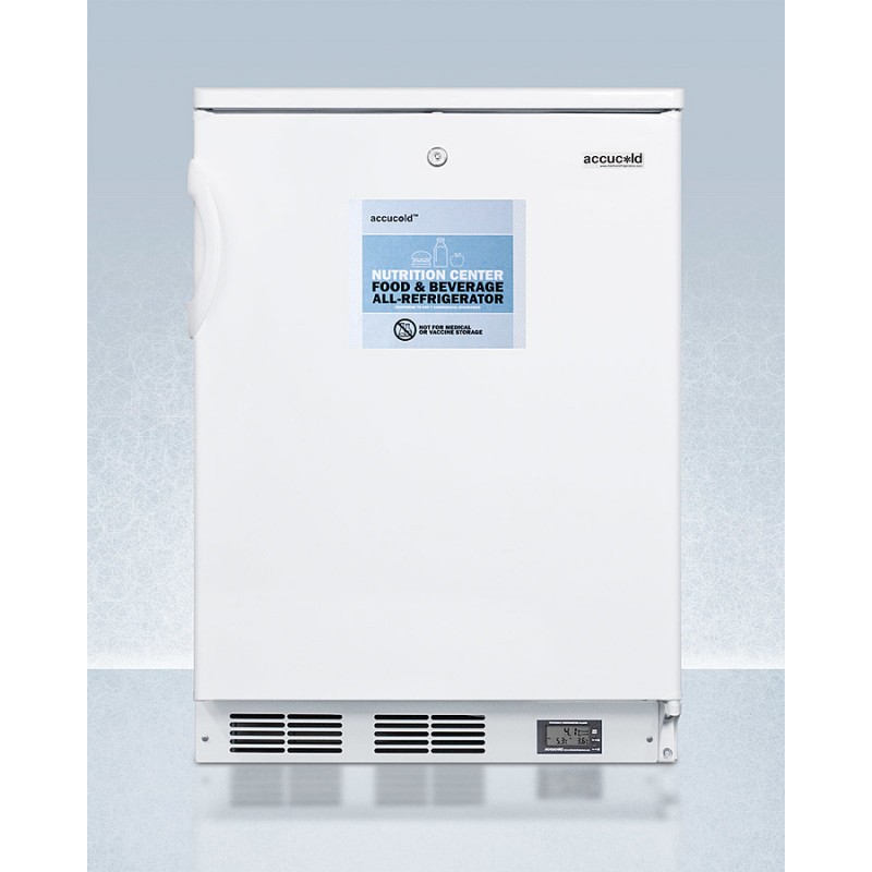 Accucold FF6LW7NZ 24" Wide All-Refrigerator